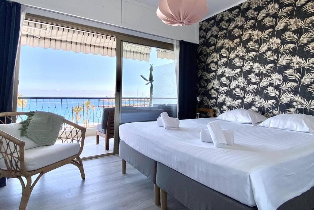Le Garavan-Vue Mer-Plage-Clim-Terrasse Menton Exterior photo